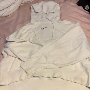 White Nike sweatshirt